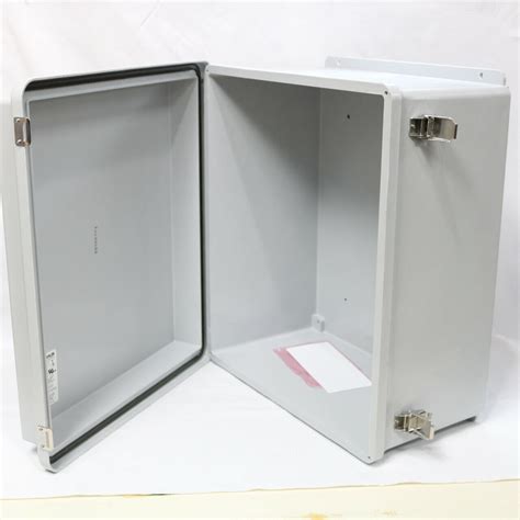 fiberglass enclosure with metal back panel and ecg|Fiberglass Electrical Enclosures .